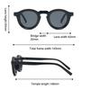 Круглые Премиальные Унисекс Солнцезащитные Очки с Маленькой Оправой Модные Защитные Очки от УФ-лучей