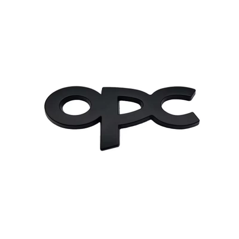 BBFJ3 3D Metal OPC LINE Emblem Car Side Fender Tail Badge Front Grille Sticker For OPEL Zafira b Corsa d Insignia Mokka Regal Astra G