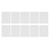 10Pcs 7 Count Plastic Canvas Sheets Cuttable Multifunctional Plastic Mesh Canvas Sheet for Coasters Tissue Boxes
