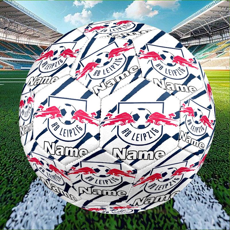 Custom Name Personalized RB Leipzig Print Size 5 Soccer Ball Training & Match Football, for Team, Kicking, Gift for Football Enthusiasts