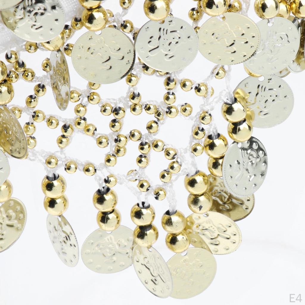 Coins Belly Dance Dancer Costume Hip Scarf Belt Waist Wrap Skirt