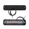 Ultra-Thin LED Car Warning Light: 6 Bright 12-24V Daytime Running Lights with High-Brightness Turn Signals