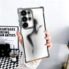 Женские Силуэты Девушка Контур Покрытие Чехол для Телефона Для Samsung Galaxy S24 S25 FE S26 Edge S23 Ultra S22 S21 Plus S20 Противоударный Ai