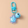 Cute Resin Simulated Tortoise Keychain Cartoon Animal Key Ring Pendant for Women Girl Handbag Decor DIY Kid's Jewelry Gift