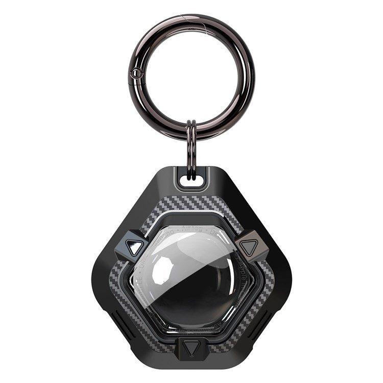 Carbon Case for Apple AirTag 2/1, Black