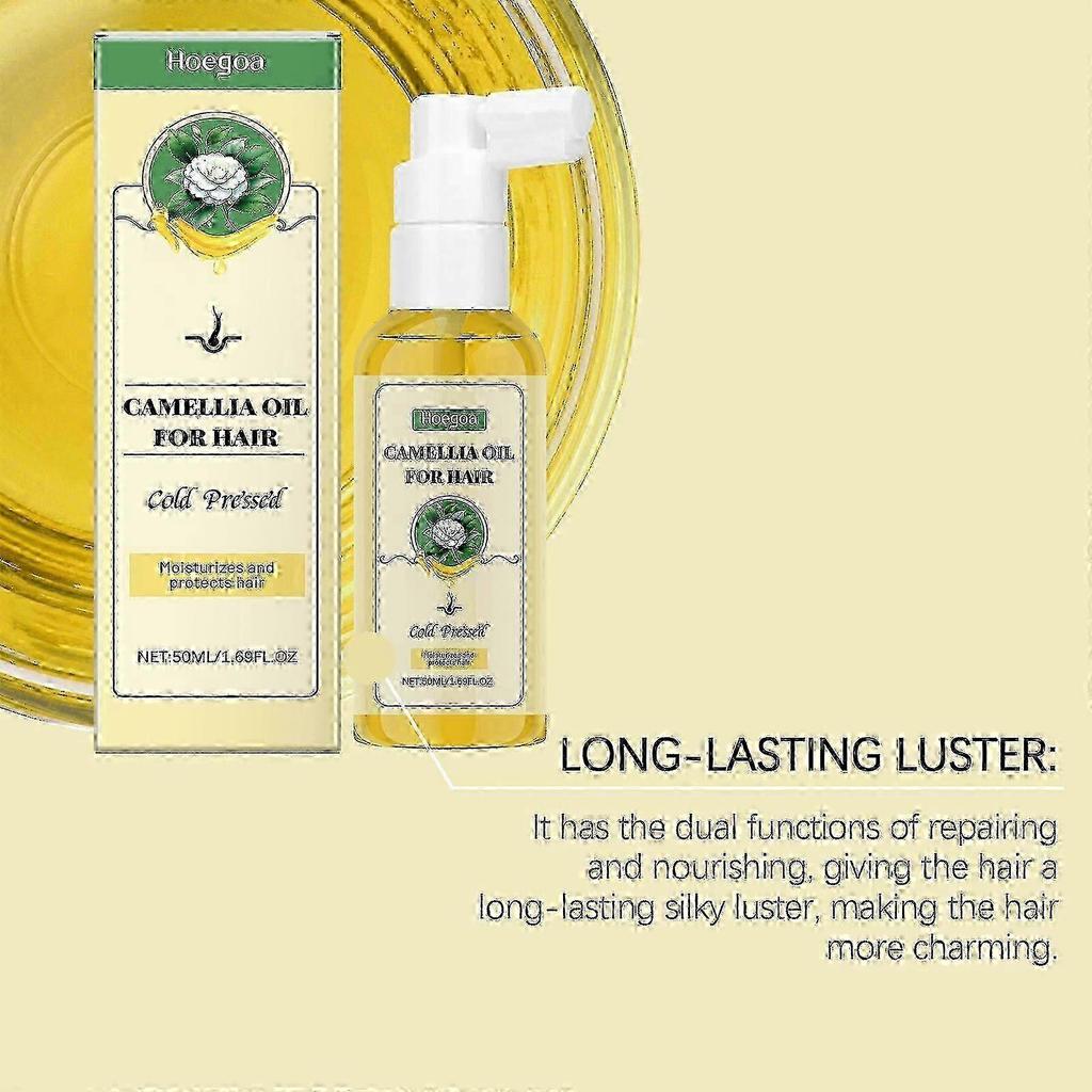 w Nourishing Hair Care Camellia Oil Spary, Herbal Extract Camellia Seed Oil Mist, Hair Care Oil Makes Hair Soft and Smooth, Moisturizing and Repai