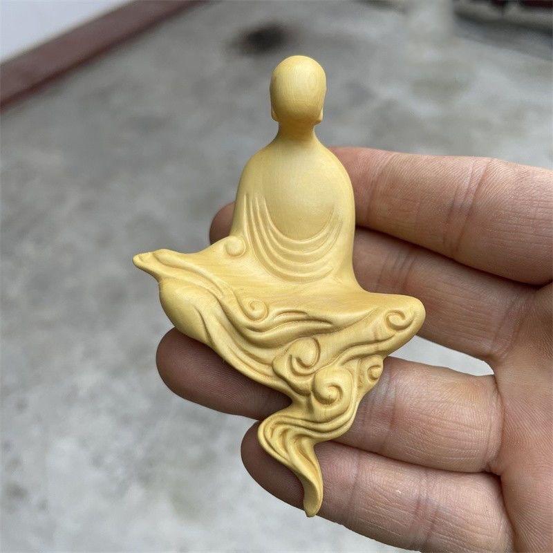 Аксессуары для украшения дома Резьба по дереву Усян Будда орнамент Креативные резные украшения Дзен 1 шт.
