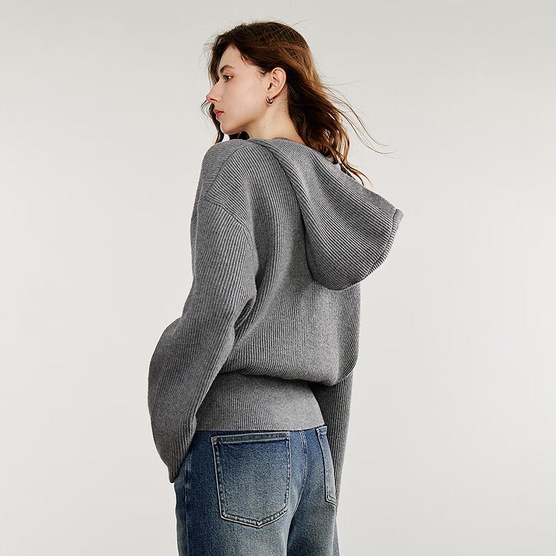 Women's Fall 2025 Retro Hooded Casual Sweater