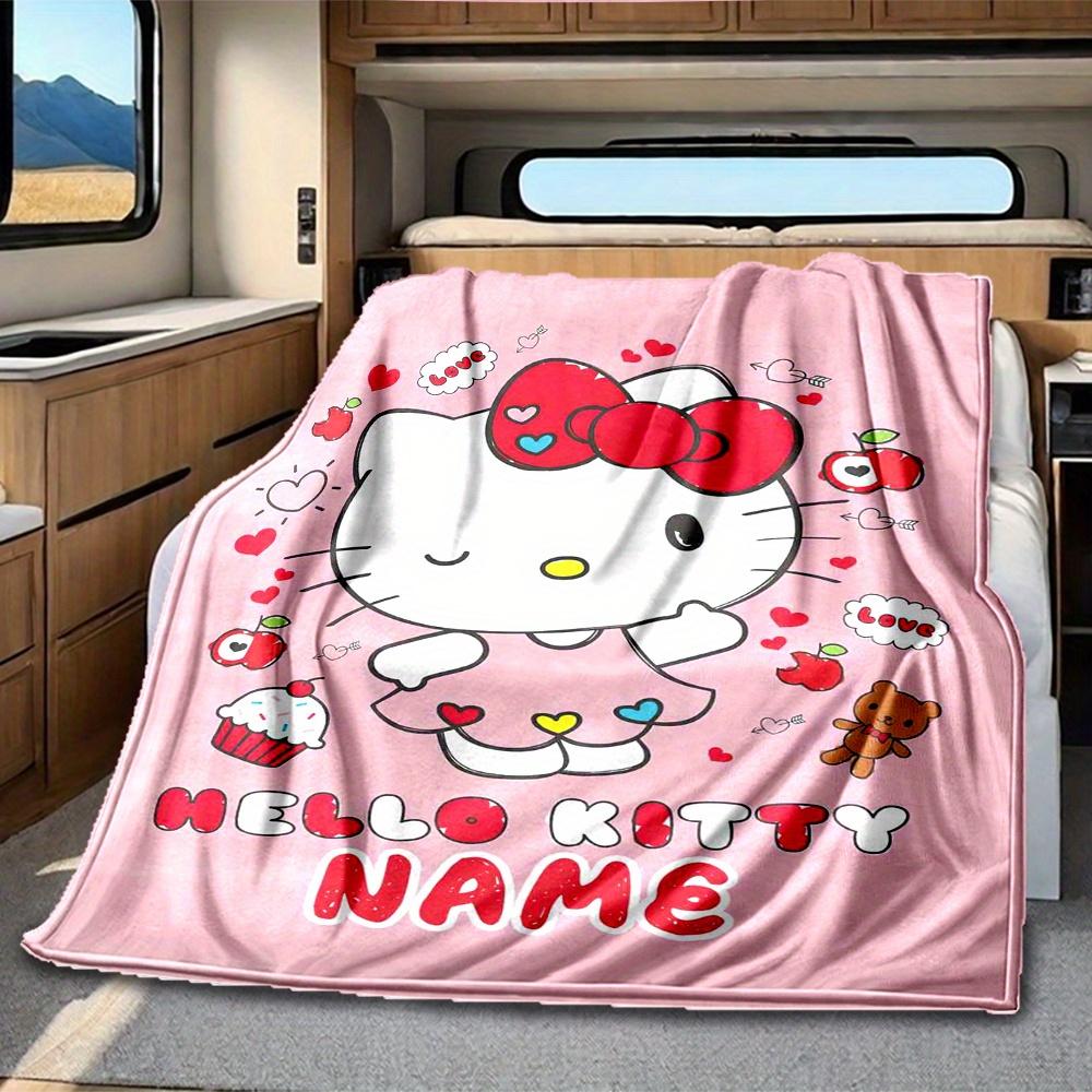 Hello Kitty Rv Blankets Comfortable Soft And Lightweight Allseason Multipurpose Blanket Suitable For Picnics Sofas Camping Rvs And Gifts For Friends
