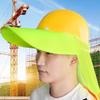 Safety Sun Visors Hat Reflective Sweat Wicking Fabric For Construction Workers