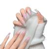 Women Hand‑Painted Cat‑Eye Press‑On Nails Pure‑Handcrafted Mermaid‑Tail Premium Brightening False Nail Tips