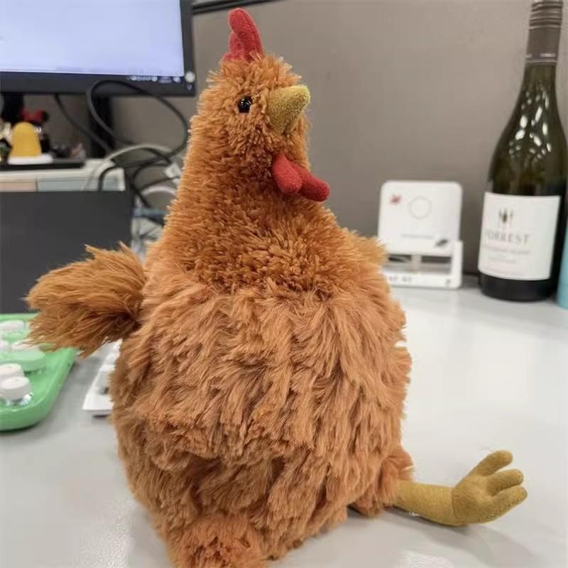 1 шт. Милый мягкий плюшевый цыпленок, декор для дома, куклы, имитация, забавные плюшевые игрушки-цыплята для детей, подарки на день рождения, Рождество