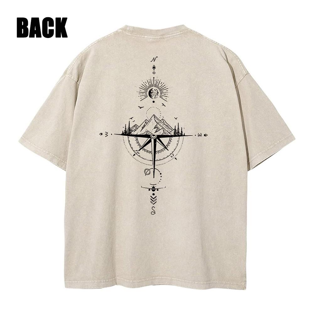 Y2k Men Washed Vintage Tshirt Black Streetwear Skull Graphic Print T Shirt Harajuku Tshirt Summer Short-sleeve Tees