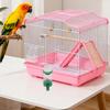 16Pcs Automatic Bird Water Dispenser Cups 60Ml Plastic Spillproof Drinkers for Cage Clean Water Supply Parrot Small Bird Feeder