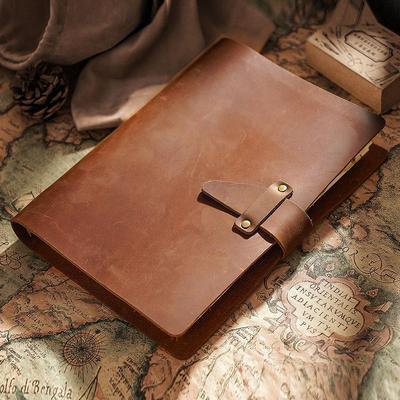 Винтажный handmade блокнот в европейском стиле формата А5 и ежедневник формата А6, блокнот на кольцах формата А7 из коровьей кожи для офиса и делового использования.