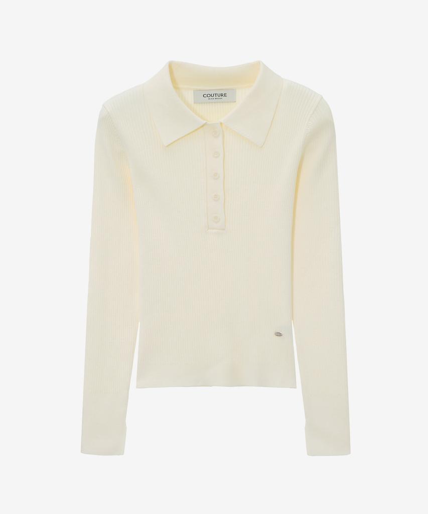 MIND BRIDGE WOMEN [W][Couture] Ribbed Collar Knit - 4 Colors