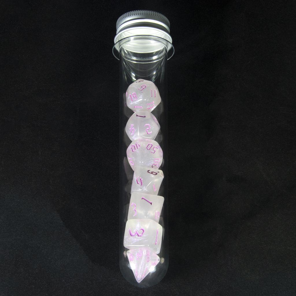 42 шт. Многогранные игральные кости, набор игровых костей DND, набор игральных костей для D&D, аксессуары для настольных игр RPG, 6 наборов игральных костей, 6 шт. тубус, 1 шт. подставка для тубуса