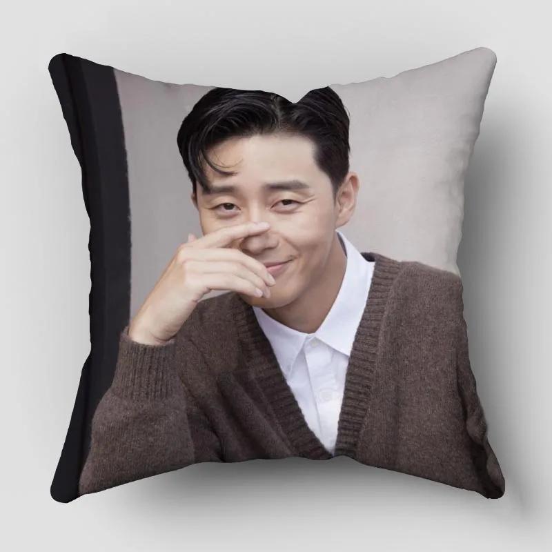 Park Seo Jun Pillow Case Satin Fabric Pillowcase Decorative Pillow Cover Wedding Decorative 0425