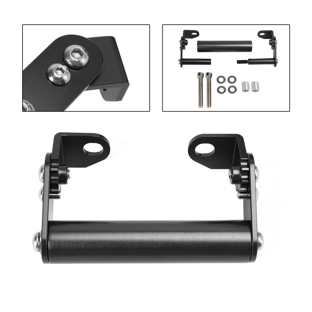 Phone Navigation Bracket Gps Extend Bracket 22Mm Black For Motorbike Motocycle