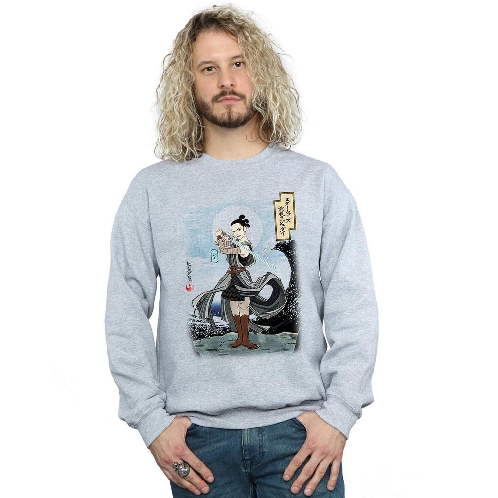 Star Wars Mens The Last Jedi Japanese Rey Sweatshirt