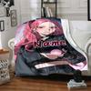 Custom Name Pink Hair Name Party Blanket For Couch Bed Plush Cozy Fuzzy Blanket Super Soft Warm Blankets For Fall And Winter 0916205