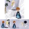 Frozen Pvc Elsa Anna Action Figure Toy Model Cake Topper Home Decor Birthday Gift