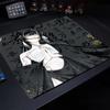 Игровой коврик для мыши Ориентальная девушка в стиле аниме Арт-коврик для мыши Противоскользящий маленький коврик для стола Аксессуары для ПК-геймера Заблокированный край Скоростной коврик для клавиатуры