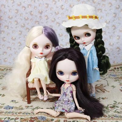 Кукла ICY DBS Blyth Нет. 4 изогнутые губы, матовое лицо на заказ с бровями, тело 1/6 bjd, аниме