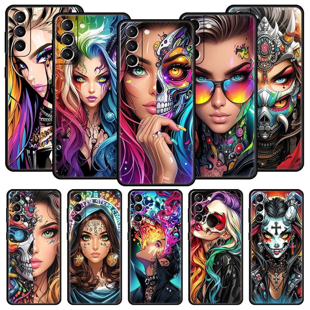 Hot Girls Phone Case Cover for Samsung Galaxy S26 S25 S24 S23 S22 S20 S21 FE Ultra S25 Edge Plus 5G Soft TPU Shell Fundas Capas