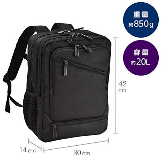 Business Business Bag for PC PC Carry Bar Width Large Business Black Original Mouton Gloves [Hirano Bags] Backpack, Men, B4, A4, Compatible, Carry-On,