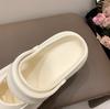 Новая летняя модель женских дырявых туфель и сандалий для ношения на открытом воздухе