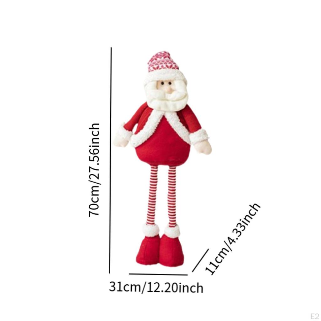 Рождественское украшение кукольный орнамент выдвижные ноги милый рождественский декор скульптура для офиса