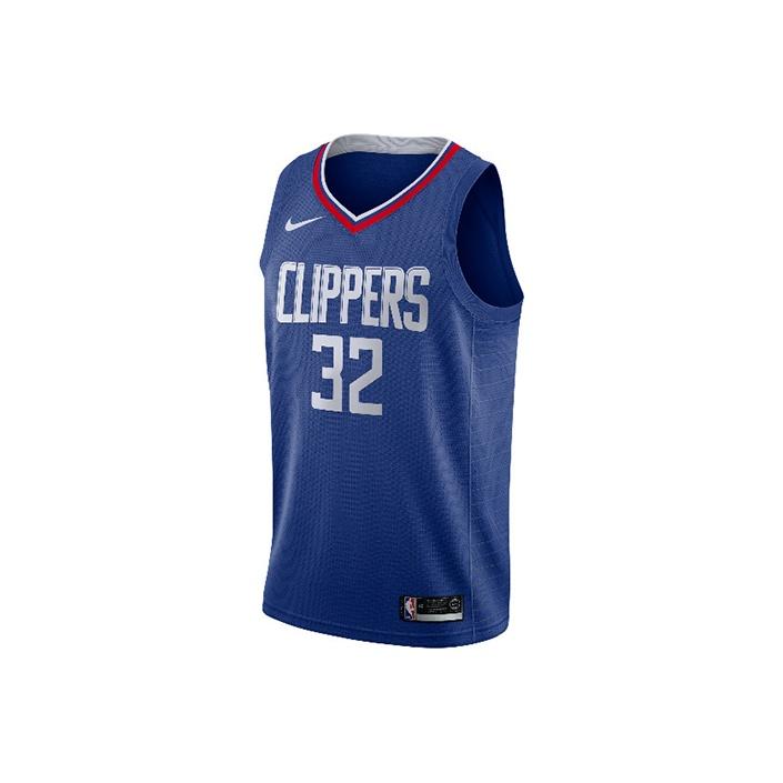 Nike Баскетбольная майка без рукавов с контрастной вставкой NBA Fan Edition - Los Angeles Clippers - мужские топы Blake Griffin синего цвета 864481-496