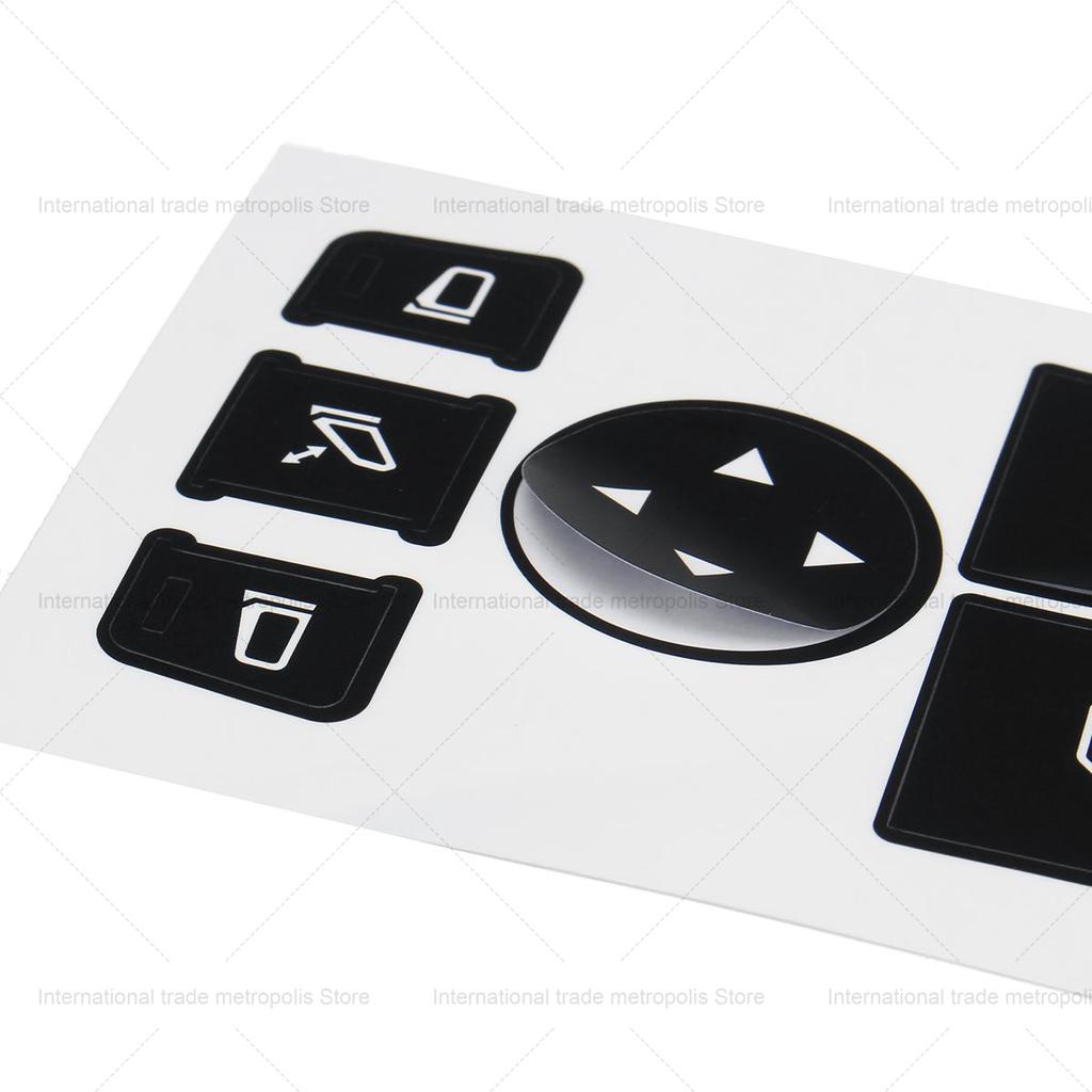 1 Pcs Car Window Control Switch Button Repair Stickers Deacal For Mercedes For Benz 2007-2014 Button Repair Kit Fix Ugly Button