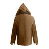 Men's Solid Color Zipper Pocket Hooded Sweatshirt Jacket Cardigan Men's Casual Jacket Cardigan