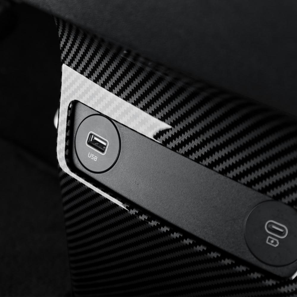 Для KIA EV6 GT Line 2026-2026 Крышка USB-порта для зарядки на центральной консоли Передняя рама защиты от ударов Ножки Автомобильные элементы интерьера