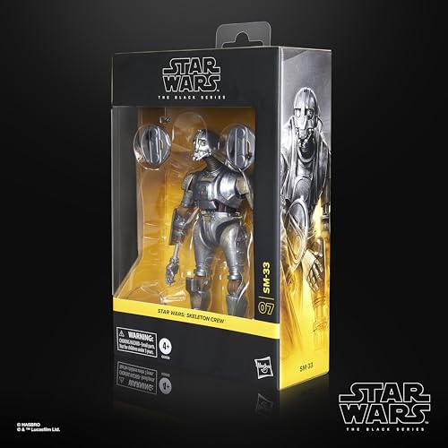 Hasbro Звездные войны Серия Черная SM-33, Звездные войны: Коллекционная фигурка Скелетон Крю Делюкс 15 см G0656, Оригинал