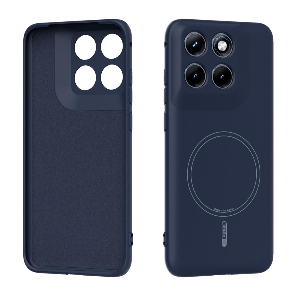 Чехол для телефона Motorola MOTO Edge 70 Fusion Plus, Магнитный чехол-накладка из жидкого силикона с ощущением кожи, Для MOTO Edge 70 Fusion G77 G67