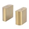 2PCS 304 Stainless Steel Salt Shakers 40ml per shaker Powder Dispenser Set Spice Jars  Cooking Tool