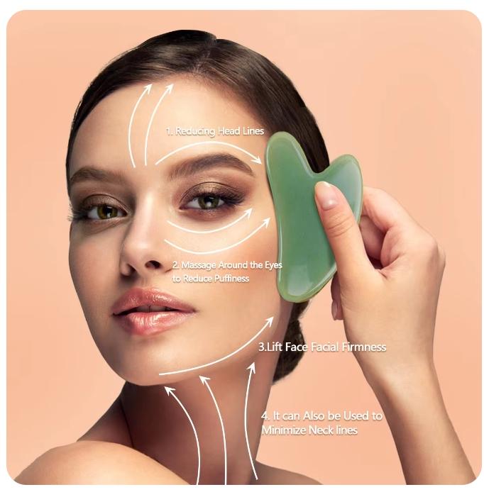 Спа-массаж в форме сердца, скребок с пчелиным воском, массажный скребок, массажер для лица, акупунктура, доска Гуаша, массажер для лица, подтягивающая кожу