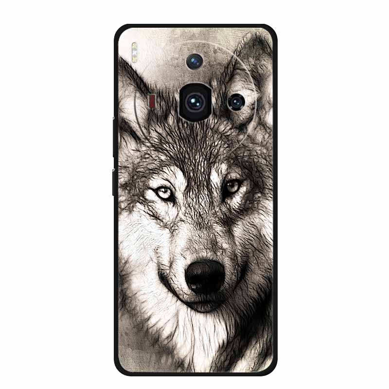 Для iPhone 14 Роскошный Чехол для Телефона Apple iphone14 pro pro max Plus Черный Мягкий Чехол из ТПУ Силиконовая Защита Животные Львы Тигр Бампер