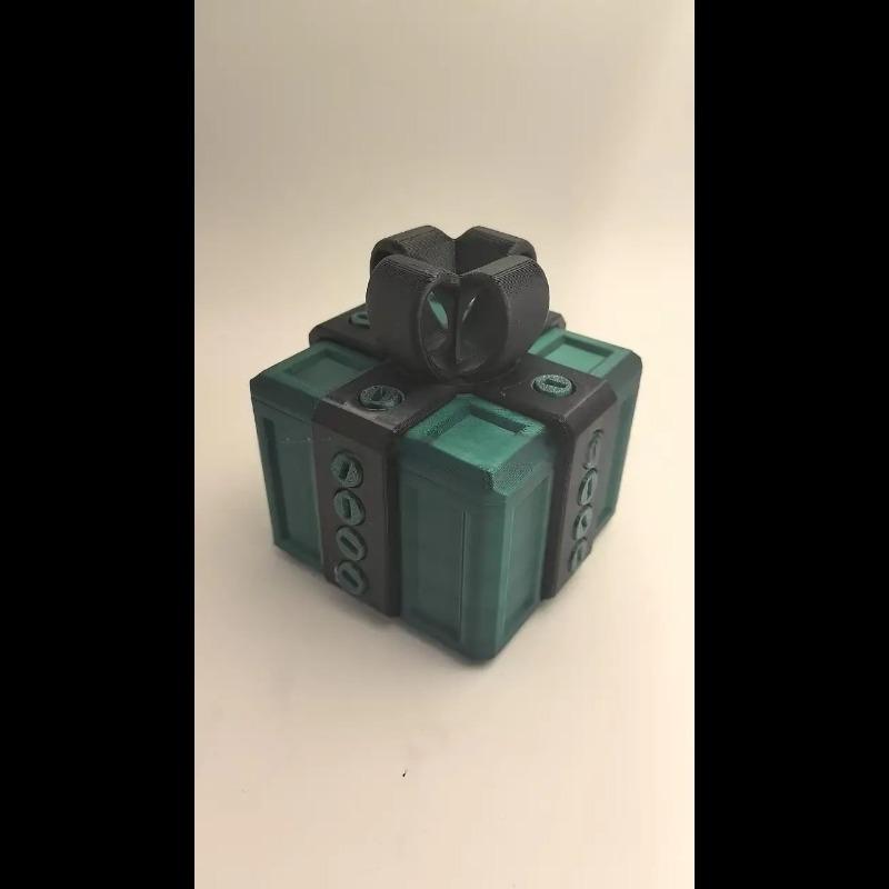 Раздражающая подарочная коробка 3D-печатная раздражающая подарочная коробка забавные портативные небольшие украшения с местом для хранения раздражающие подарочные коробки
