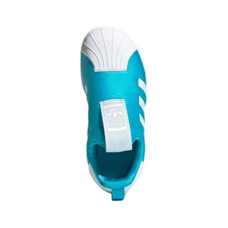 adidas Originals Superstar 360 Сетчатые Дышащие Низкие Детские Кроссовки для Скейтбординга Синие Дети Возраст 3-7 Лет FV7225