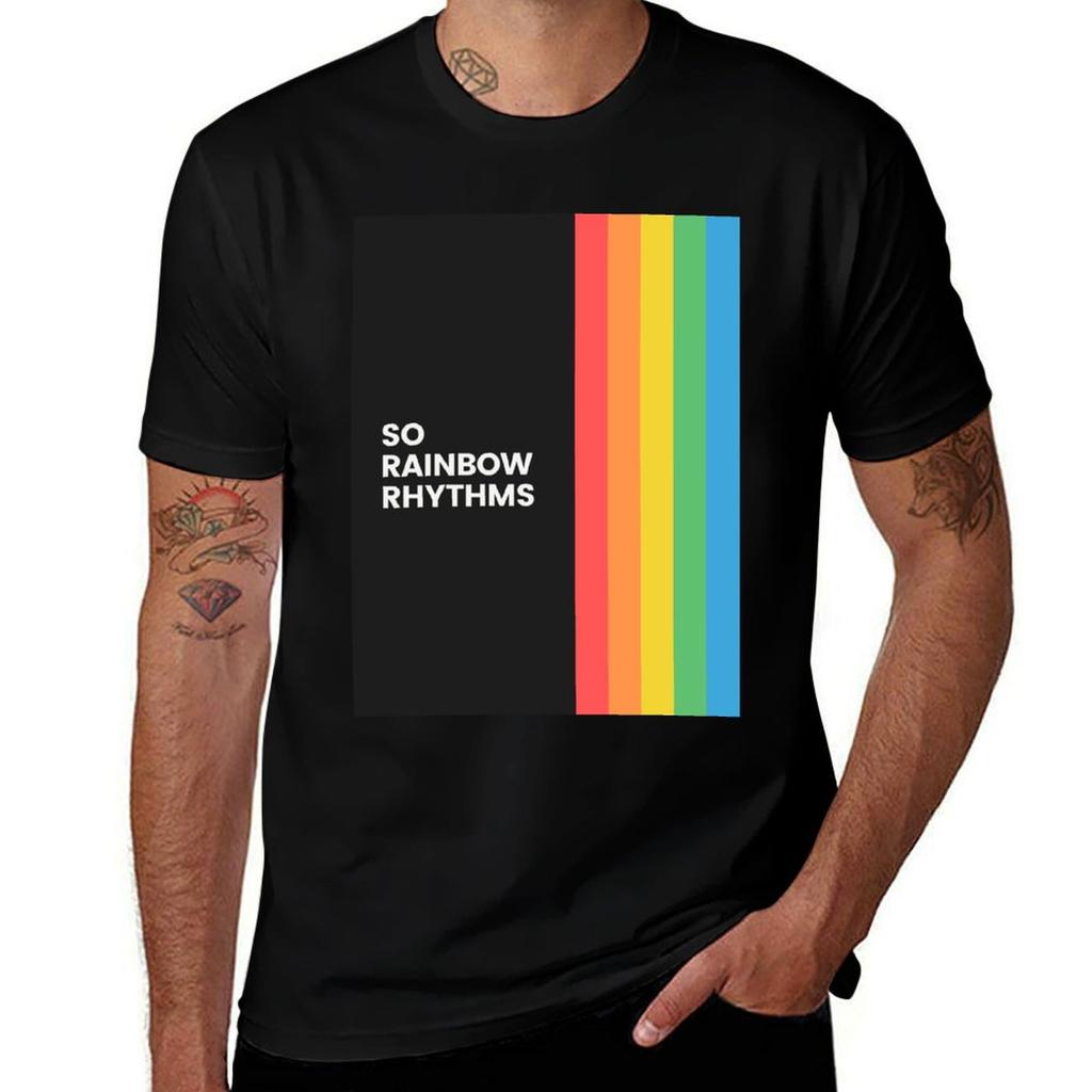 Peep Show So Rainbow Rhythms TShirt AntiFade Casual Tee Shirt