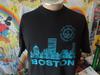 Vintage 90's BOSTON New England Seafarers Mission Tee Black T Shirt Size XL