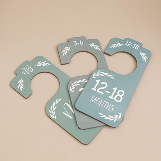 8 шт./компл. деревянные разделители для детского шкафа для новорожденных до 24 месяцев, вешалка для одежды, органайзер, украшение для детской комнаты в деревенском стиле в стиле бохо