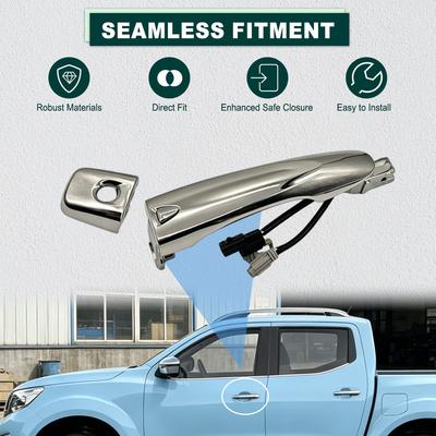 80640-5RF0B Chrome Smart Sensor Exterior Door Handle Front Left/Right for Nissan Navara Frontier Murano X-Trai Renault Koleos 20