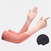 Thin Half Finger Ice Sleeves Two Fingers with Exposed Breathable Summer Long Arm Covers Polyester Sun Protection