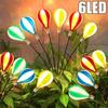 6LED Solar Light Hot Air Balloon Lawn Plug Outdoor Courtyard Garden Outdoor Camping Wind Swing Light Festive Atmosphere Decorative Lights