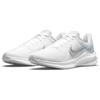 Nike Downshifter 11 белые металлические серебристые женские кроссовки Pure-Platinum Wolf-Grey CW3413-100